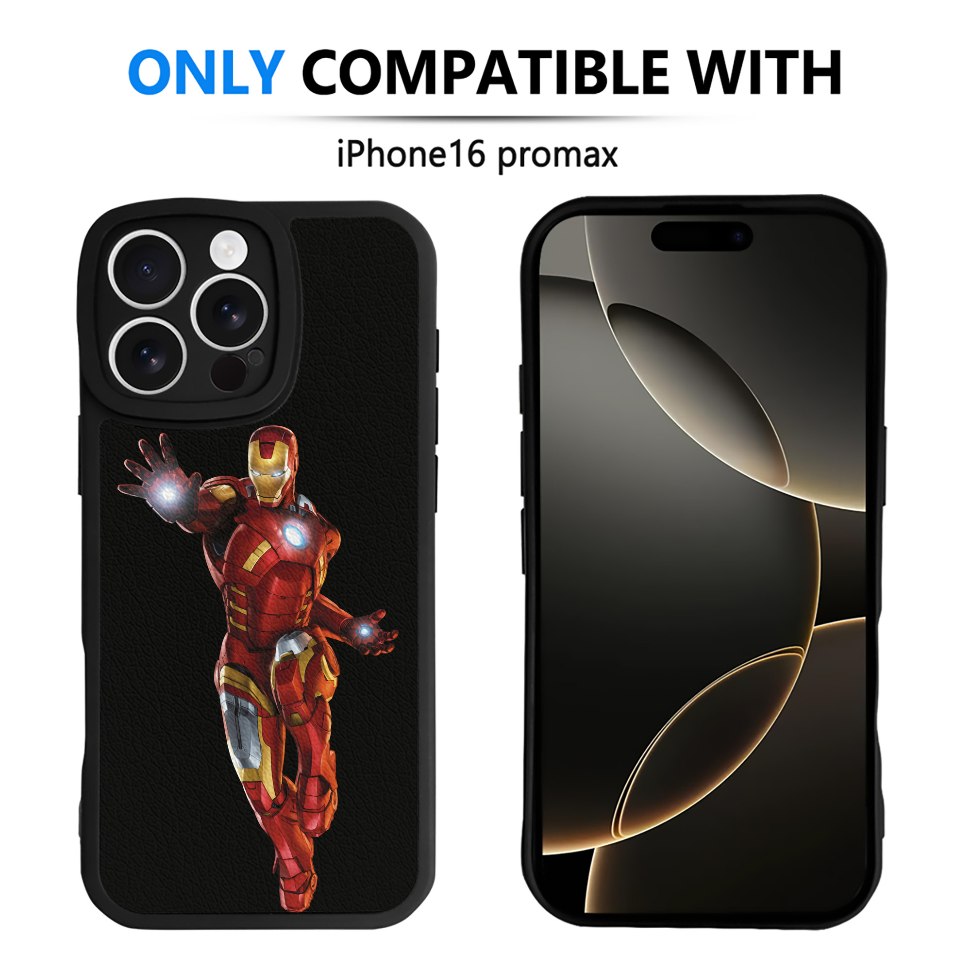 （画像用） アベンジャーズ The Avengers 【iPhone 16シリーズ対応】シリコンスマホケース（レザー調） 材質：シリコン